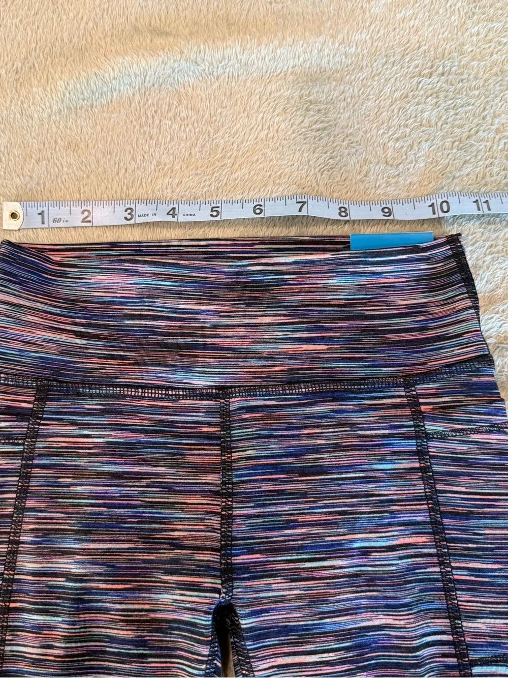 DSG Girls XS (6-7) High Rise Leggings Multicolor Athletic NWT